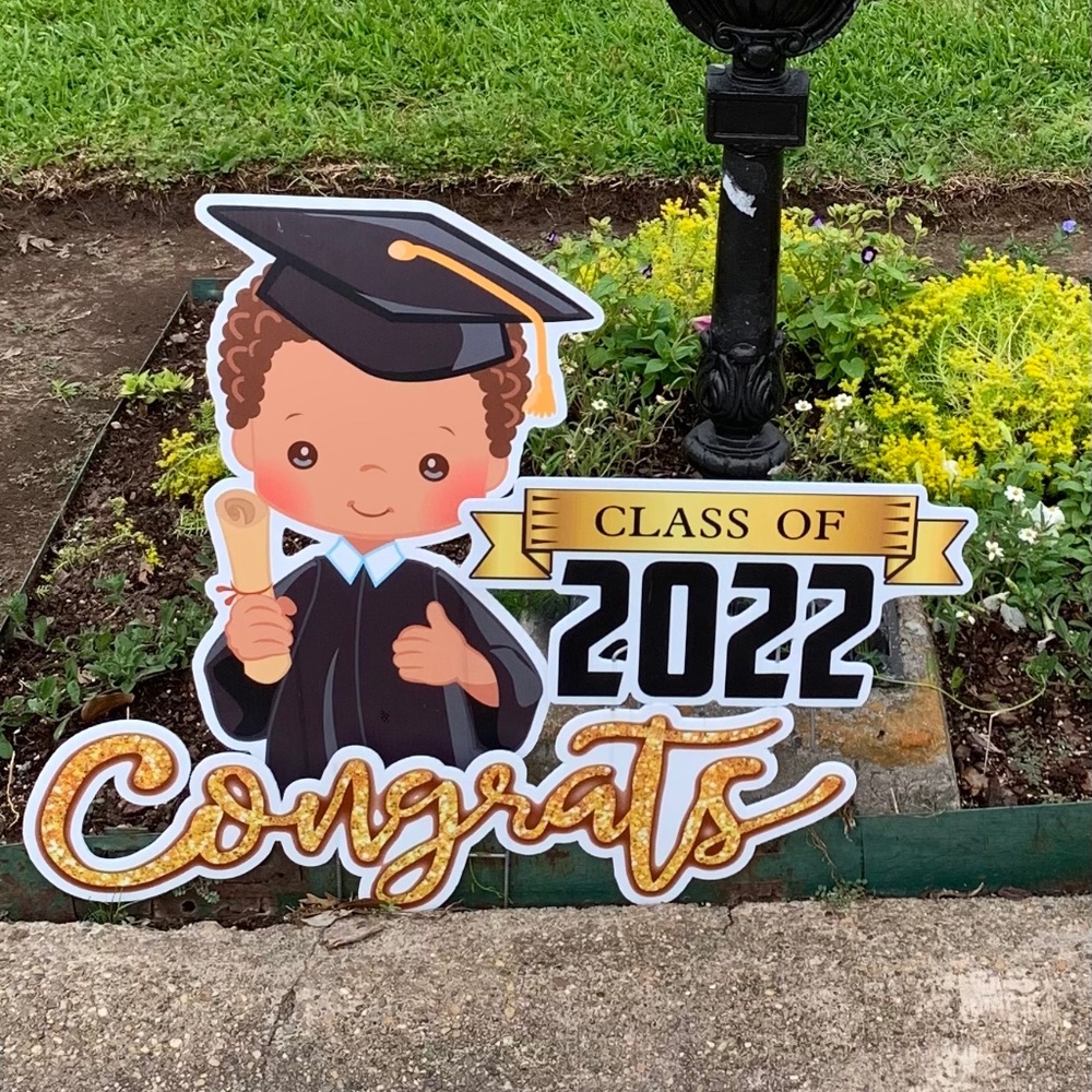 Graduation yard sign